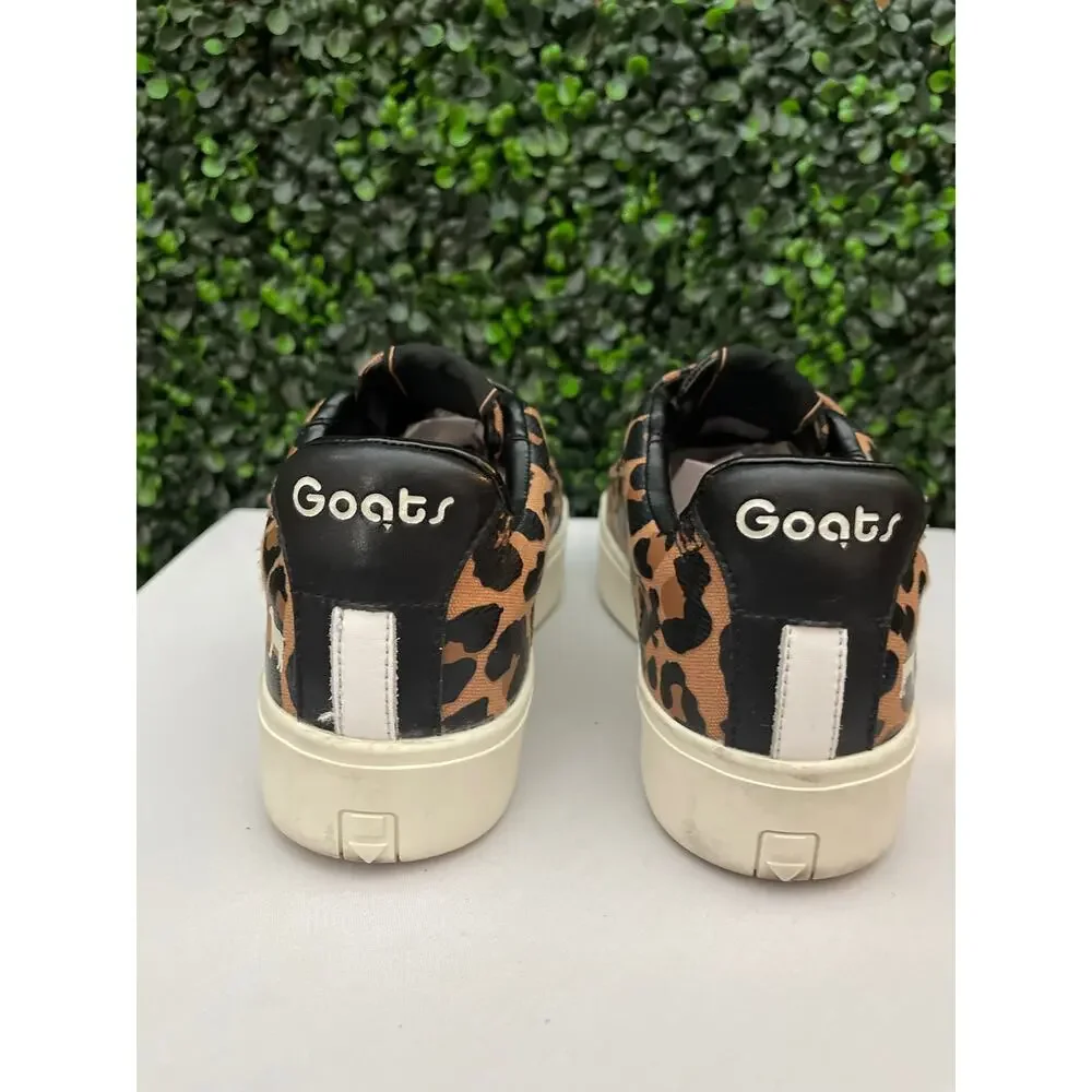 Goats Girls Shoes Leopard Print, Size 3